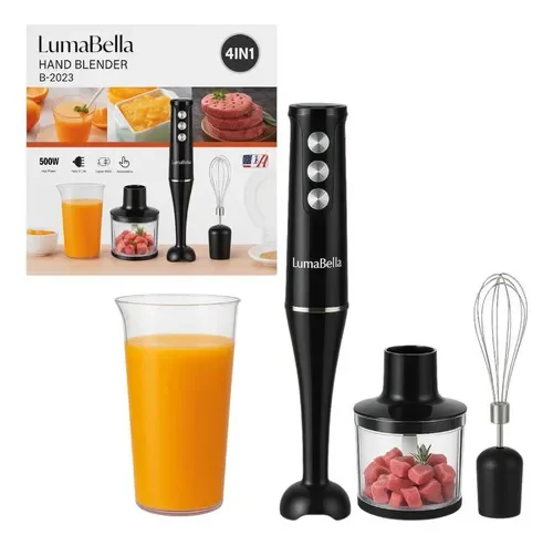 Envios Minipimer Mixer Licuadora De Mano 4 En 1 500 W - Stock disponible - Electrodomésticos