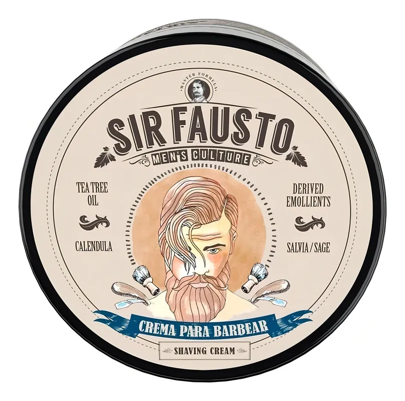 Sir Fausto Barber Shop Crema Para Afeitar Mentolado X 200 Gr Fragancia Natural - Stock disponible - Productos para Mascotas