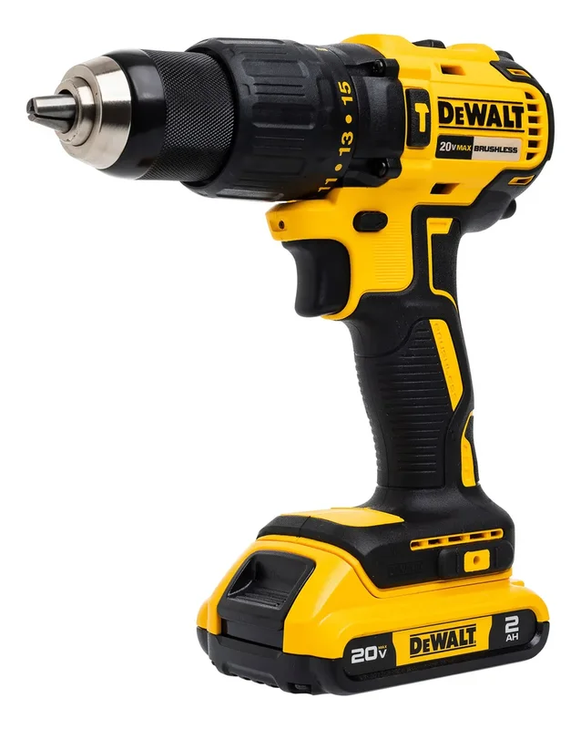 Bateria Taladro Atornillador Dewalt Dcd7781d2 + Cargador + 2 Bat 2a Color Amarillo Frecuencia 50hz - Stock disponible - Herramientas