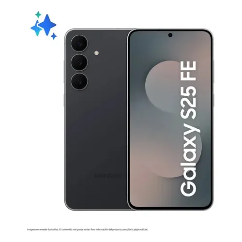 Samsung Galaxy S25fe 256gb 8gb De Ram Negro - Stock disponible - Telecomunicaciónes