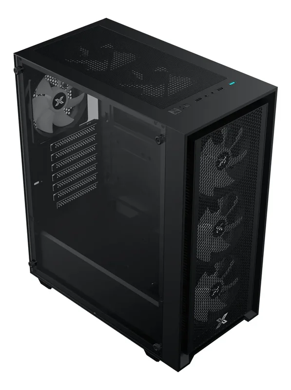 Gabinete Gamer Xigmatek Pucara X ATX Negro 6 Ventiladores USB Vidrio - Stock disponible - Electrónica