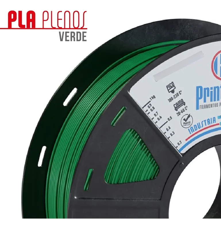 Filamento Para Impresoras 3d Printalot Pla X 1kg Aditivado Color Verde - Stock disponible - Productos para Mascotas