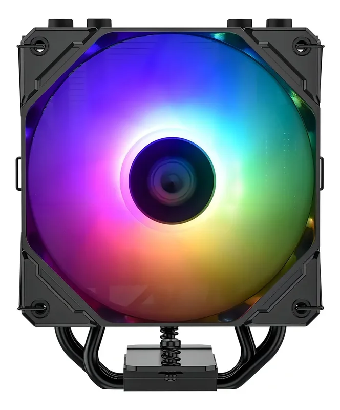 Cooler Cpu Id-Cooling Se-224-XTS ARGB 220W Tdp Negro | Compatible AMD Ryzen AM4 AM5 Intel LGA1851 1700 1200 1151 1150 1155 1156 | Fan 120mm PWM 4 Pines Antivibración - Stock disponible - Electrónica