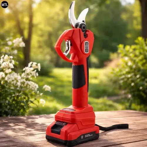 Tijera De Poda Eléctrica Mtl 20v Con Batería 2000mah Corte Recto 30mm Hoja De Acero Mango Antideslizante Ultra Liviana Para Jardín Viñedos Huerta Portatil Fácil De Usar - Stock disponible - Electrónica