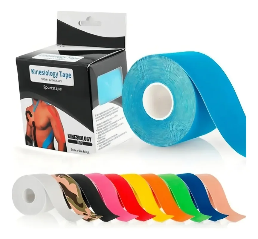 Cinta De Kinesiología, Cinta Muscular Adhesiva, Color Negro - Stock disponible - Electrónica