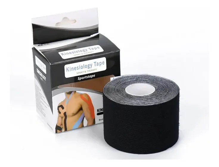 Cinta De Kinesiología, Cinta Muscular Adhesiva, Color Negro - Stock disponible - Electrónica