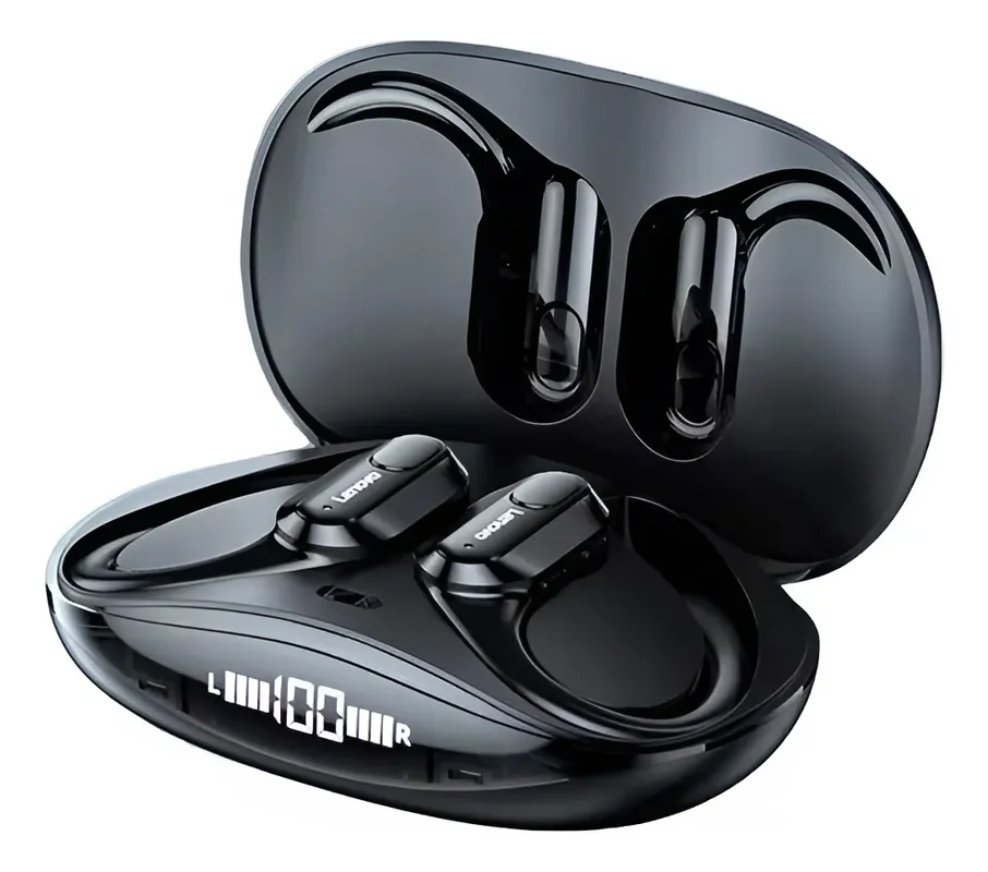 Auriculares inalámbricos Bluetooth Lenovo Xt80, color negro - Stock disponible - Electrónica