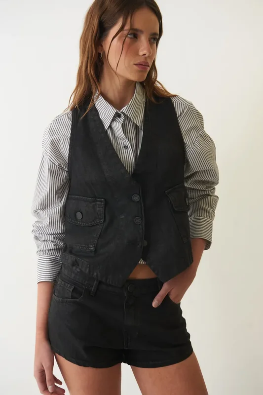 Chaleco Garza Lobos Saman Encuerado - Stock disponible - Electrónica