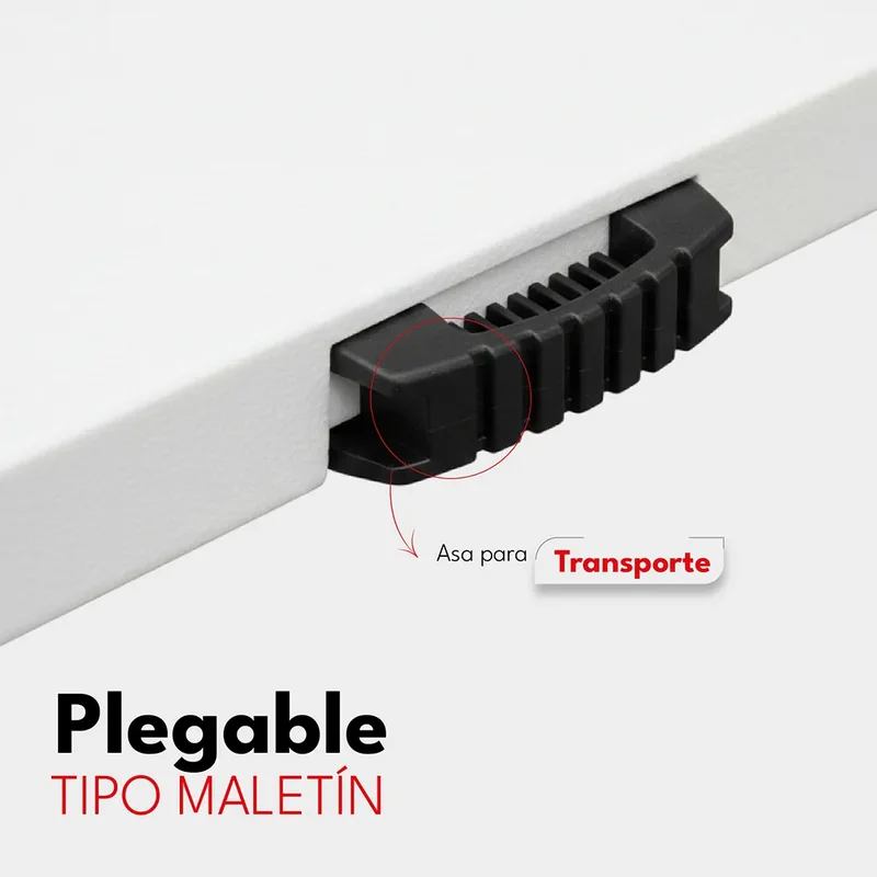 Mesa Exterior Plegable 180 Cm Polipropileno Hierro - Alpina Color Blanco - Stock disponible - Electrónica