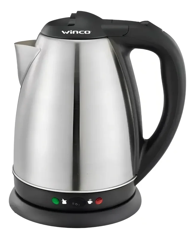 Pava Eléctrica Winco Con Corte Para Mate W1702 Acero Inoxidable 1.8L - Stock disponible - Productos para Mascotas