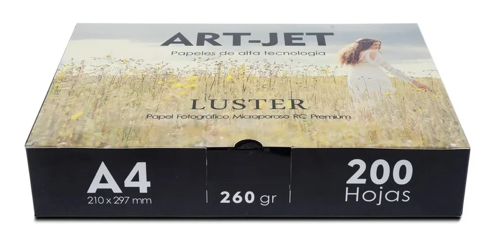 Papel Fotográfico Rc Microporo Fine Luster Art-jet® A4 200h - Stock disponible - Artículos de Limpieza