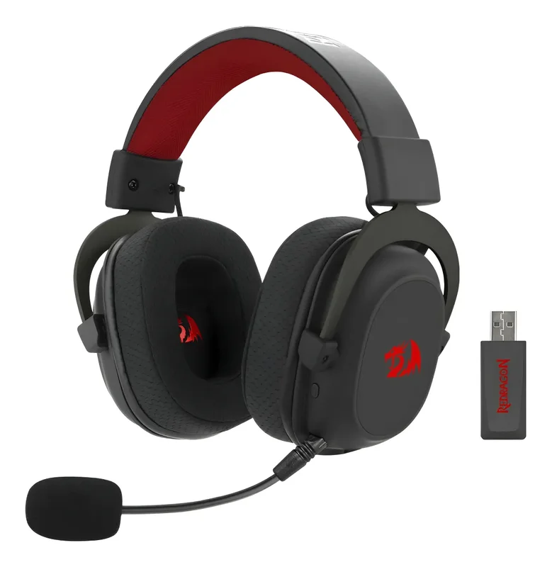 Auriculares Gamer Inalámbricos Redragon Zeus Pro H510-pro Usb/bluetooth 7.1 Color Negro - Stock disponible - Electrónica