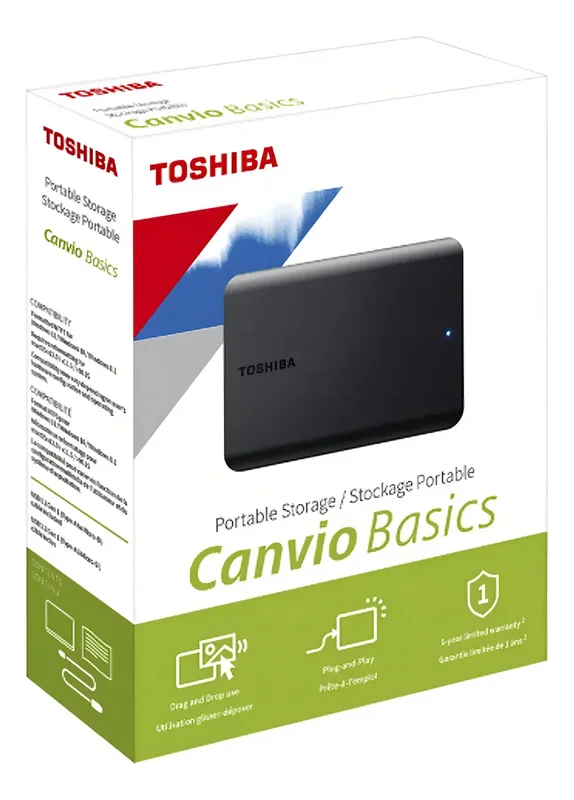 Disco Externo Toshiba Canvio 2tb Black Usb 3.0 Hdtb520xk3aa - Stock disponible - Electrónica