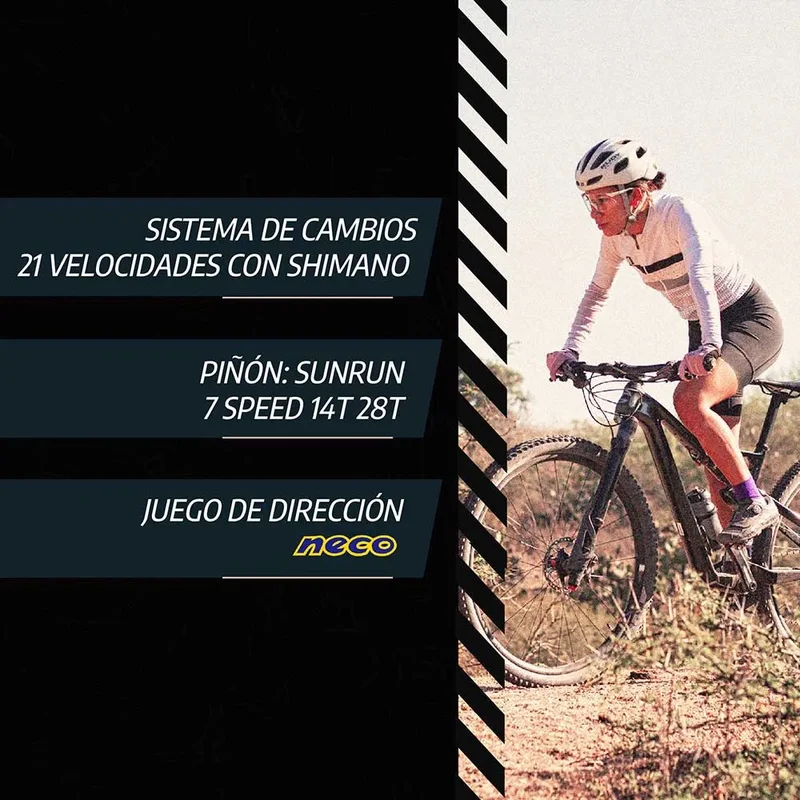 Bicicleta Mtb Overtech R29 Q5 21v Freno A Disco Shimano 12x - Stock disponible - Deportes y Entretenimiento