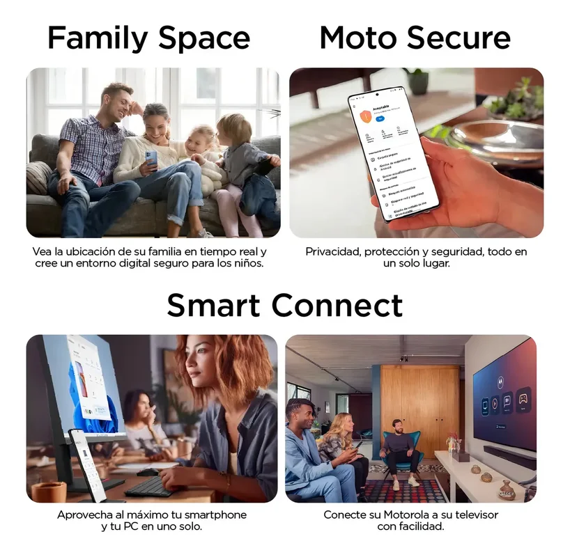 Pantalla Motorola Edge 60 Fusion 256gb + 8gb Ram - Stock disponible - Telecomunicaciónes