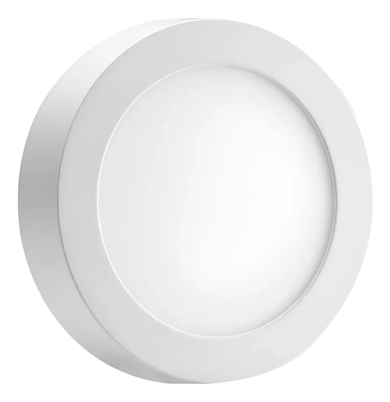 Panel Plafon Led 6w Aplique Sobreponer Luz Techo Redondo - Stock disponible - Casa y Jardín