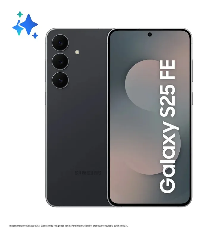 Samsung Galaxy S25fe 256gb 8gb De Ram Negro - Stock disponible - Telecomunicaciónes