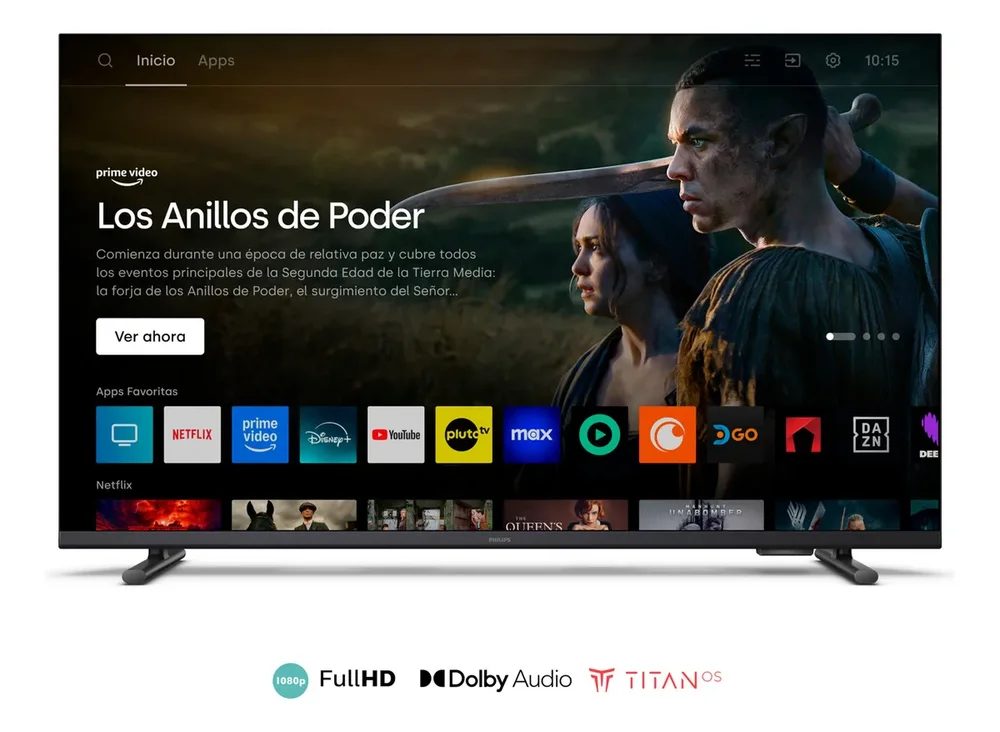 Smart TV LED Full HD Philips 43" 43PFD6910/77 - Stock disponible - Electrónica