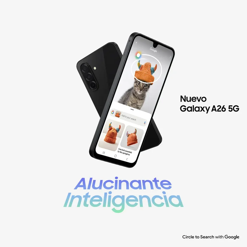 Samsung Galaxy A26 8 GB + 256 GB 5G White - Stock disponible - Electrónica