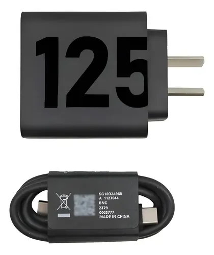 Cargador Super Rápido 125w Tipo C Para Samsung Motoro Xiaomi Negro - Stock disponible - Productos para Mascotas