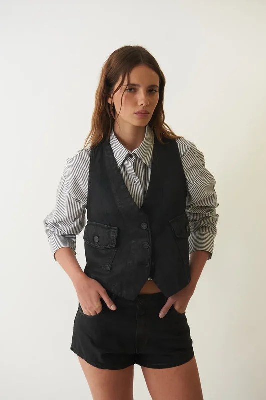 Chaleco Garza Lobos Saman Encuerado - Stock disponible - Electrónica