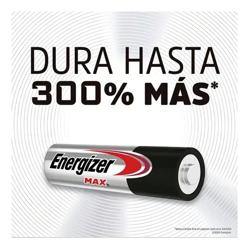 Pila AAA Energizer MAX E92 Alcalina - pack de 10 unidades - Stock disponible - Electrónica