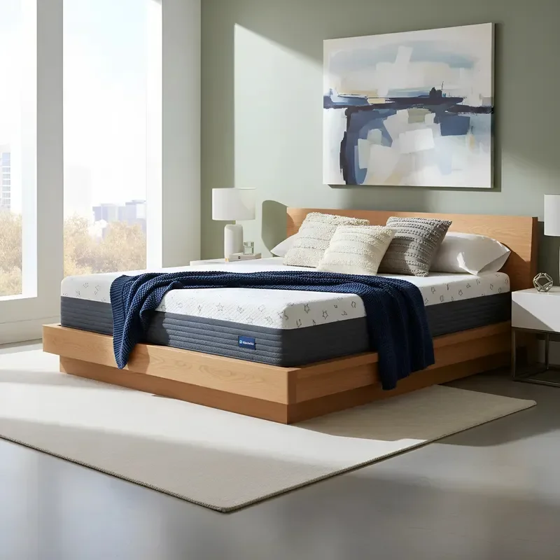 Colchón de espuma en caja Freestyle Box 2 plazas 140x190 Cm La Espumería Color Gris Oscuro - Stock disponible - Electrónica