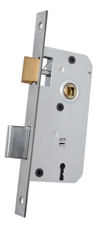 Cerradura Manual Kallay 503 Níquel Frente Recto Puerta Interior - Stock disponible - Productos para Mascotas