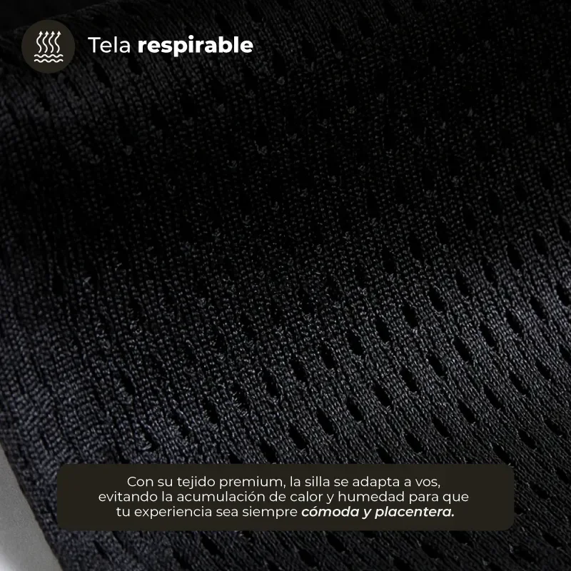 Silla De Escritorio Oficina Ergonomica Circle-line Mesh Color Negro - Stock disponible - Electrónica