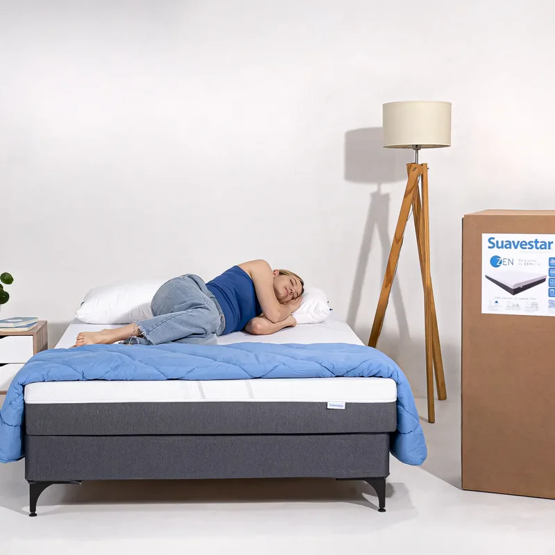 Colchon Colchón En Caja Suavestar Zen 2 Plazas 140x190 Color Blanco - Stock disponible - Electrónica