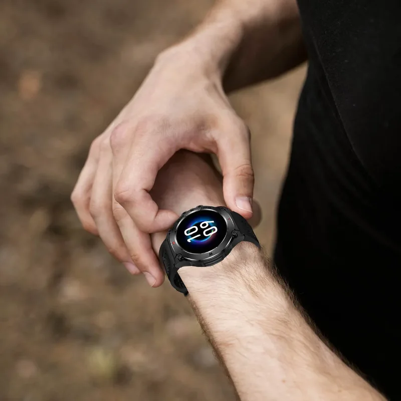 Smartwatch Aiwa 1.43 Amoled Gps Notificaciones Silicona - Negro - Stock disponible - Electrónica