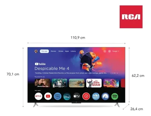 Led Smart Tv 50 Rca C50gl100 Google Hd 4k - Stock disponible - Electrónica