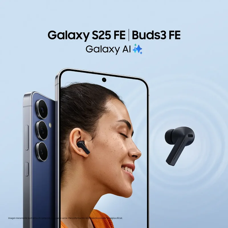 Samsung Galaxy S25fe 256gb 8gb De Ram Negro - Stock disponible - Telecomunicaciónes