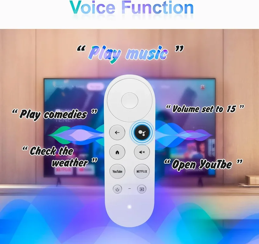 Boton El Control Remoto De Voz De Google Chromecast Tv Home Times - Stock disponible - Electrónica