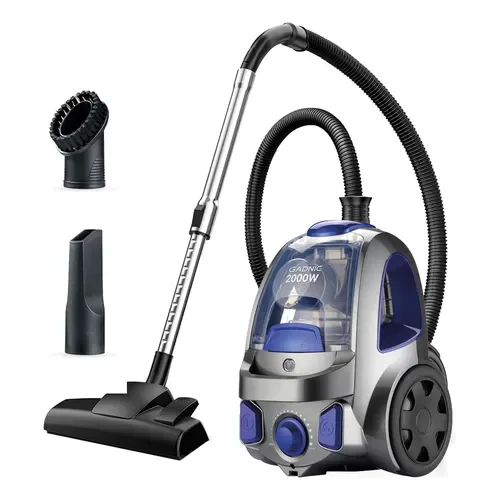 Aspiradora Ciclónica Gadnic 2000w Filtro Lavable Rebobinado Automático De Cable - Stock disponible - Productos para Mascotas