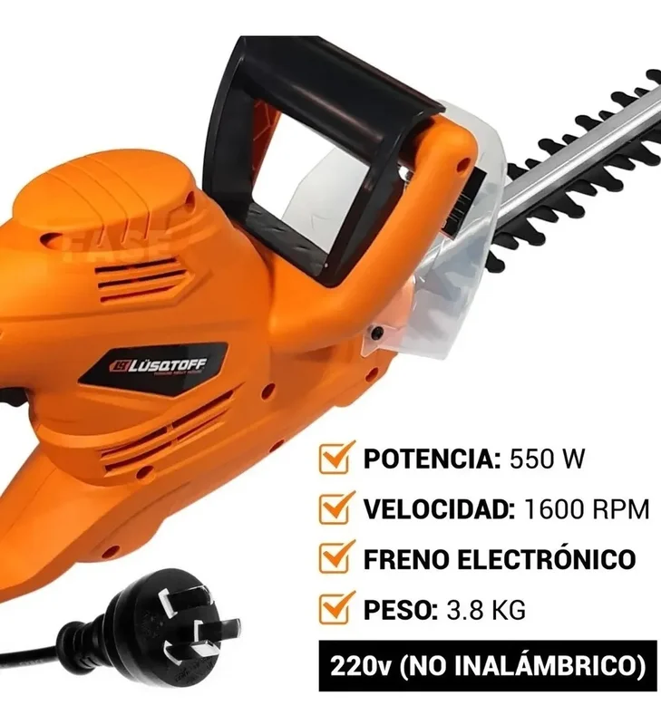 CORTACERCO 51 CM 550 WATTS C/FUNDA COL550-8 LUSQTOFF - Stock disponible - Herramientas