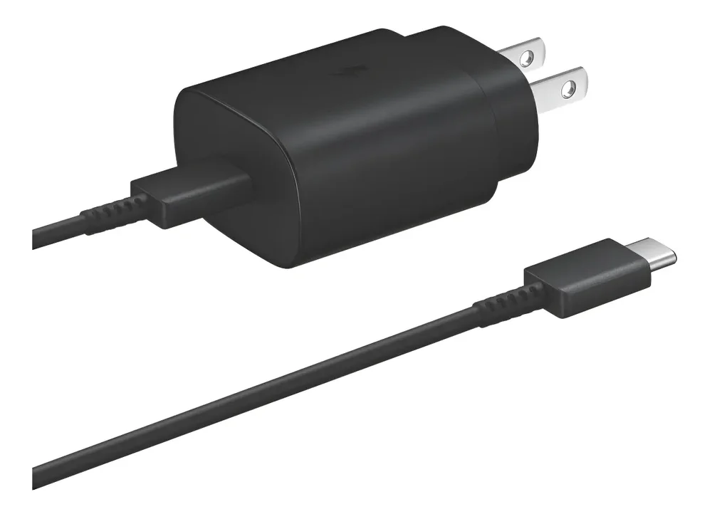 Cargador Para Samsung Carga Rápida Tipo C 25w Color Negro - Stock disponible - Productos para Mascotas