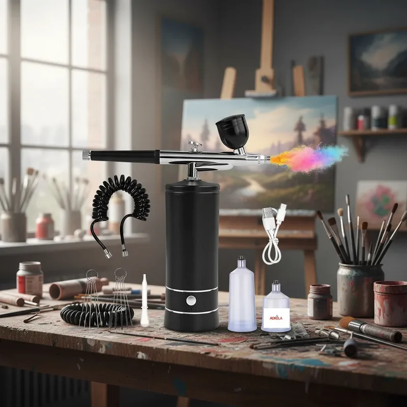 Aerografo Aerógrafo Inalámbrico Adiola Manicura Usb Uso Profesional - Stock disponible - Electrónica