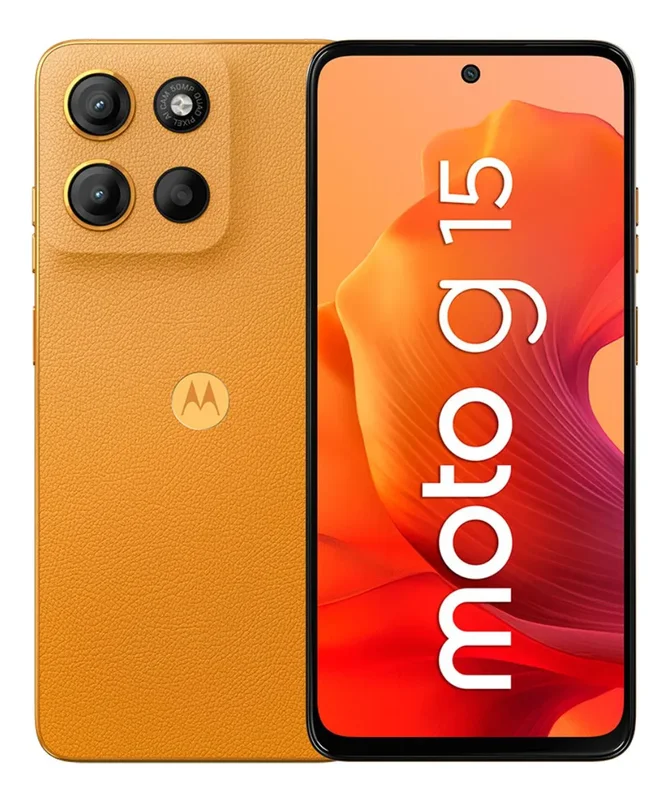 Pantalla Motorola Moto G15 4 + 128 Gb Naranja - Stock disponible - Electrónica