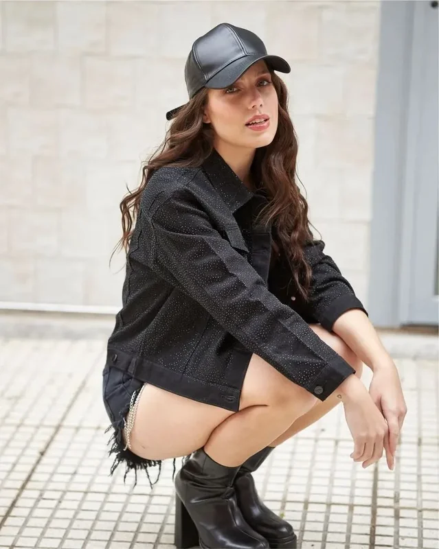 Chaqueta Jacket De Denim Full Strass Brillo - Stock disponible - Electrónica