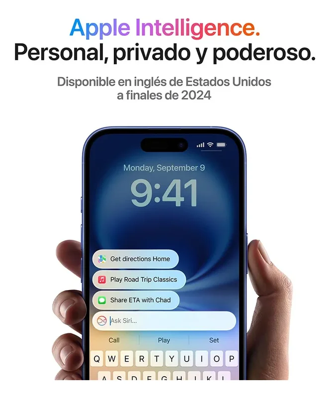 Apple iPhone 16 (128 GB) - Blanco - Stock disponible - Electrónica