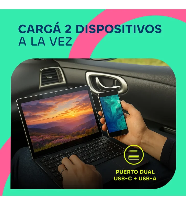 Carga Cargador De Auto Ringo 30w Ultra Rápido Usb-c - Stock disponible - Electrónica