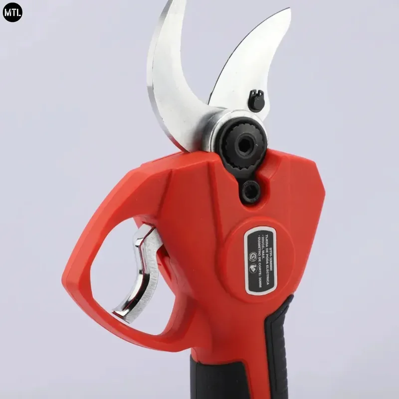 Tijera De Poda Eléctrica Mtl 20v Con Batería 2000mah Corte Recto 30mm Hoja De Acero Mango Antideslizante Ultra Liviana Para Jardín Viñedos Huerta Portatil Fácil De Usar - Stock disponible - Electrónica