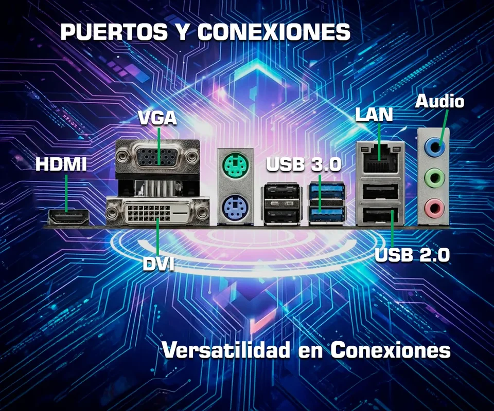 Placa Madre Asrock B560M-HDV Socket LGA1200 DDR4 PCIe 4.0 Intel - Stock disponible - Electrónica