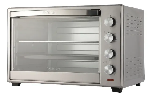 📺 Horno Eléctrico Smartlife Convección Spiedo 50 L 6 Funciones - Electrodomésticos