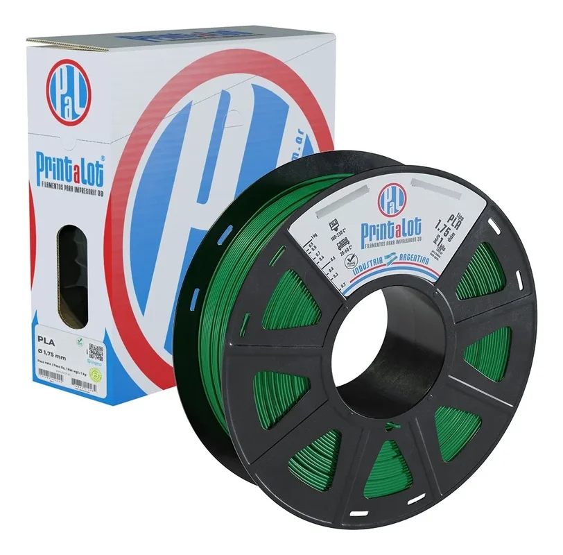 Filamento Para Impresoras 3d Printalot Pla X 1kg Aditivado Color Verde - Stock disponible - Productos para Mascotas
