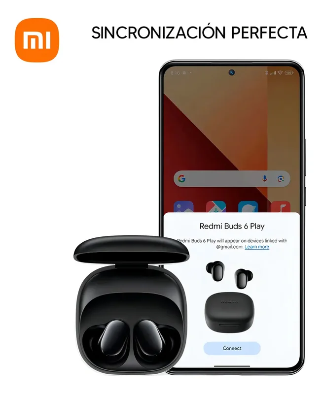 Auricular Xiaomi Buds 6 Play Negro - Stock disponible - Productos para Mascotas
