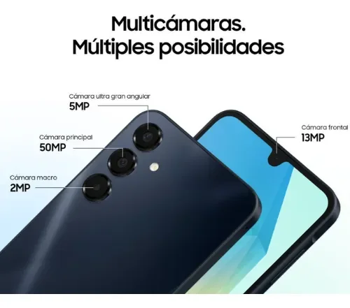 Samsung Galaxy A16 4g 128gb 4 Gb Ram Negro - Stock disponible - Electrónica