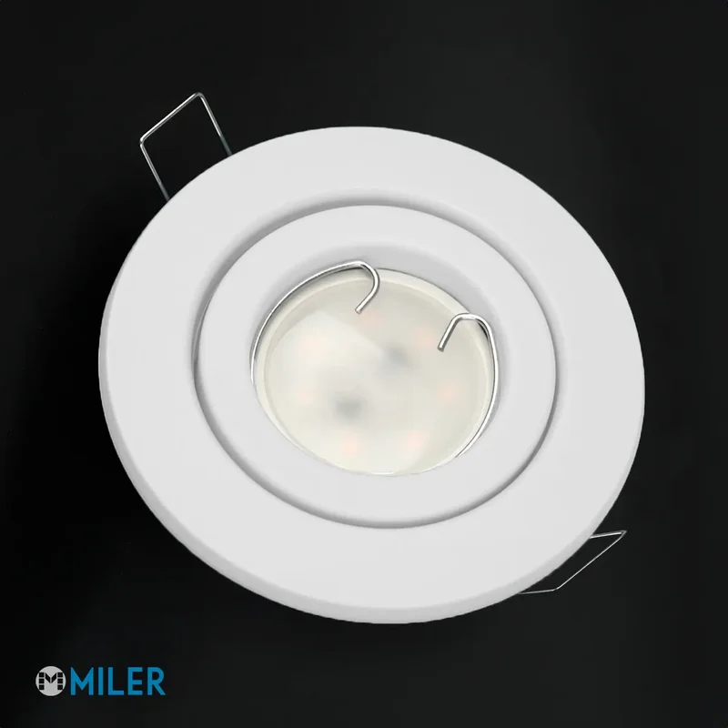 Spot Led Embutir Circular Plastico + Dicro Led 7w Pack X 10 - Stock disponible - Casa y Jardín