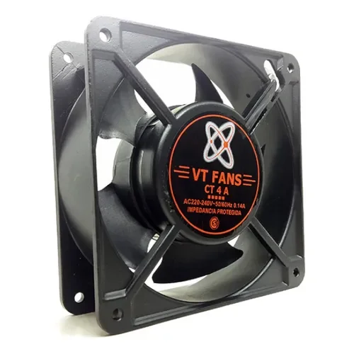 Turbina Cooler Fan Extractor 220v Ruleman 4 Pulgadas 120x38m LED Negro VT-FANS - Stock disponible